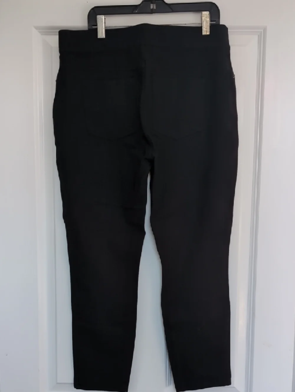 SPANX Black High-Waist Shaping Cropped Stretch Pant - Picture 2 of 5